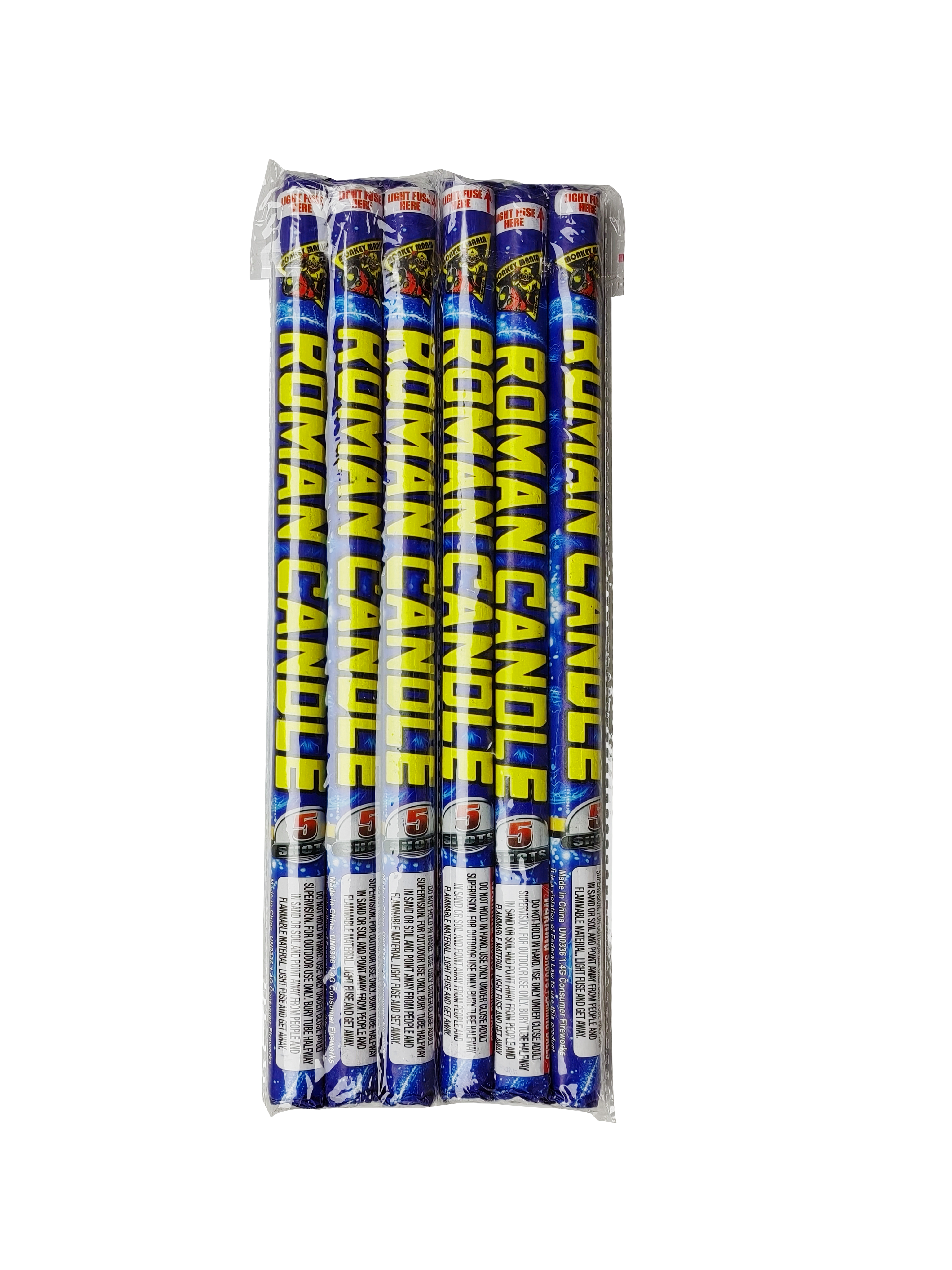 5 Ball Roman Candles
